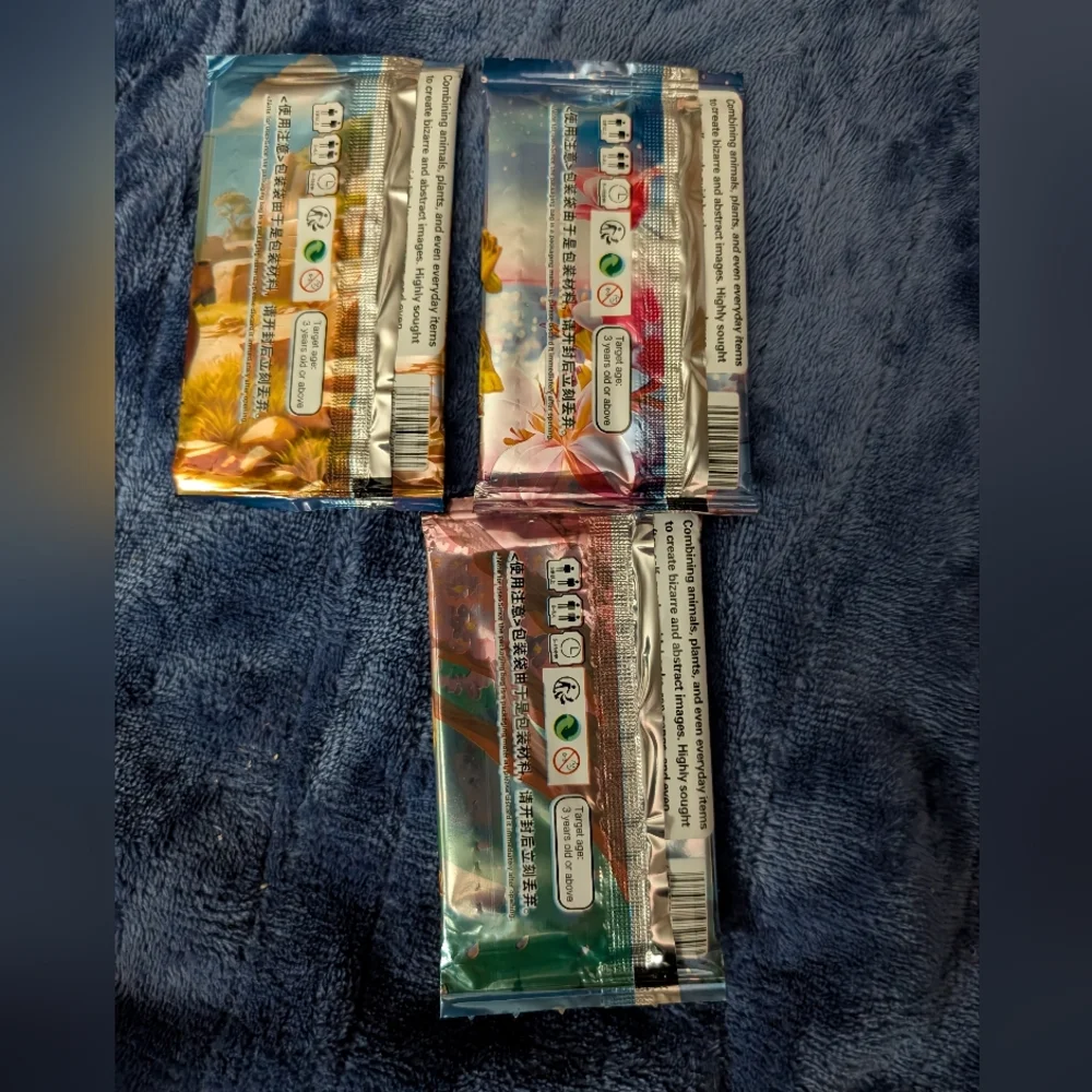 🦋 3 Brainrot Character Trading Card Packs